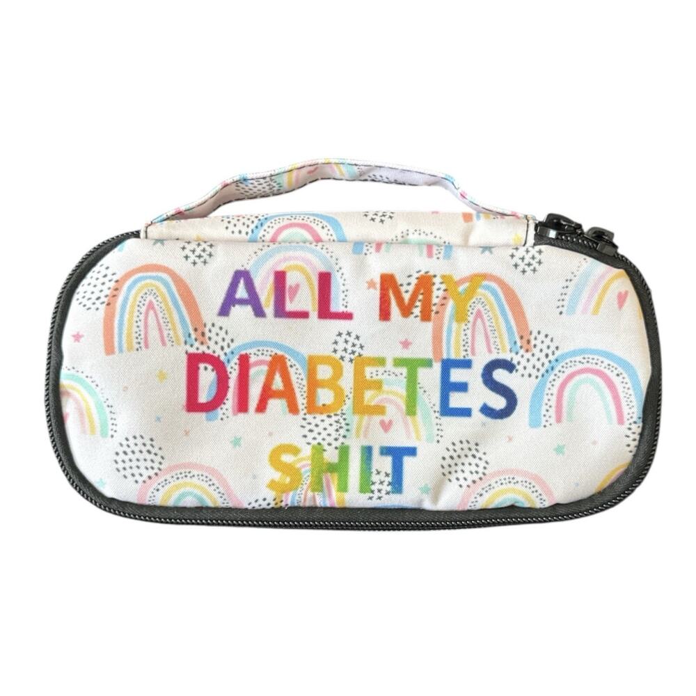 Diabetic Supply Case Bag All Of My Diabetes Shi* Funny Carry